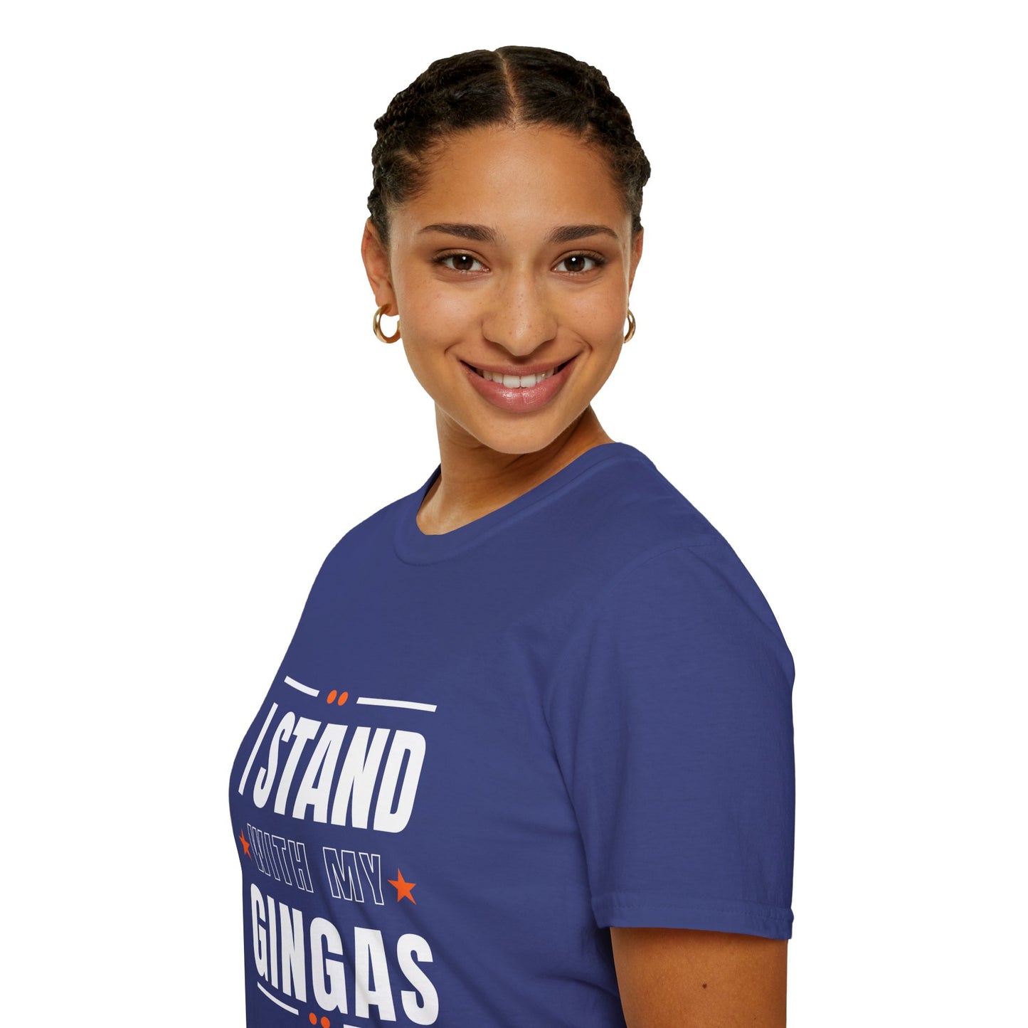 I Stand With My Gingas Unisex Softstyle T-Shirt | Bold Statement Tee, Casual Wear, Gift for Friends, Empowerment Apparel, Social [...]