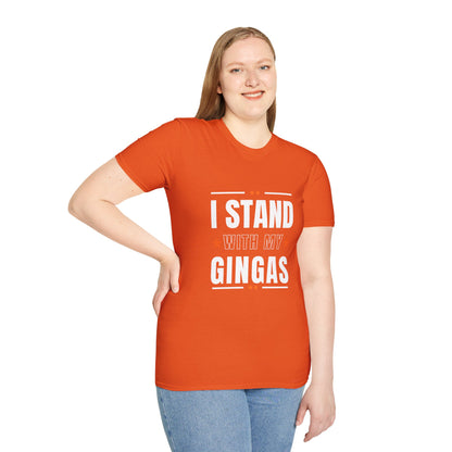 I Stand With My Gingas Unisex Softstyle T-Shirt | Bold Statement Tee, Casual Wear, Gift for Friends, Empowerment Apparel, Social [...]