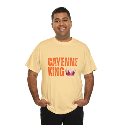 Cayenne King Cotton Tee | Unisex Graphic T-Shirt, Casual Wear, Birthday Gift, Affordable Fashion, Everyday Comfort