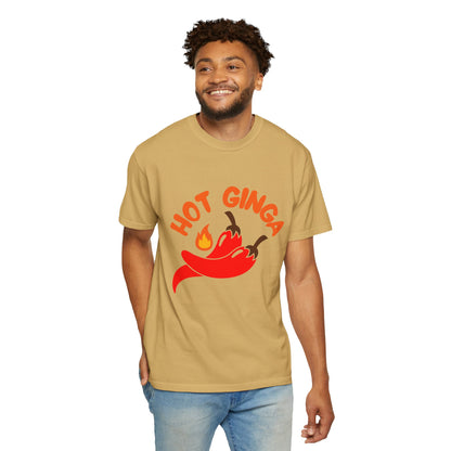 Spicy Chili T-Shirt, Hot Ginga Tee, Casual Summer Top, Gift for Spice Lovers, Unisex Graphic Shirt, Trendy Streetwear