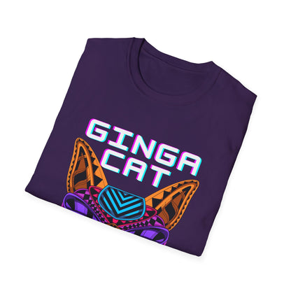 Vibrant Ginga Cat T-Shirt | Unisex Tee, Cat Lover Gift, Colorful Graphic Tee, Fun Fashion, Unique Casual Wear