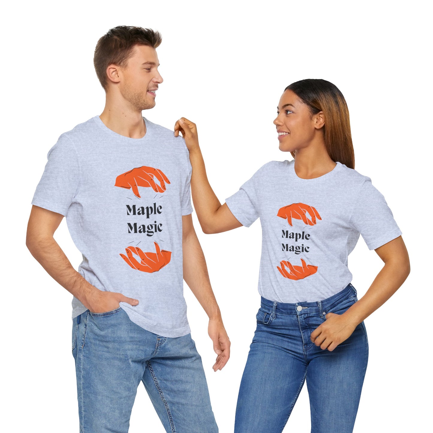 Maple Magic Unisex Tee - Cozy Casual Wear, Nature Lover Gift, Autumn Fashion, Eco-Friendly Style, Seasonal Celebration Top