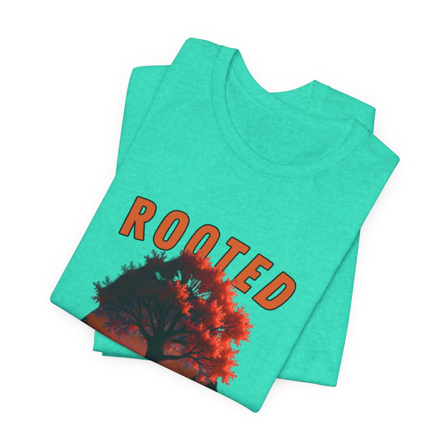 Rooted Flame Unisex Tee - Nature-Inspired Graphic Shirt, Casual Wear, Gift for Nature Lovers, Eco-Friendly Fashion, Fall Vibes