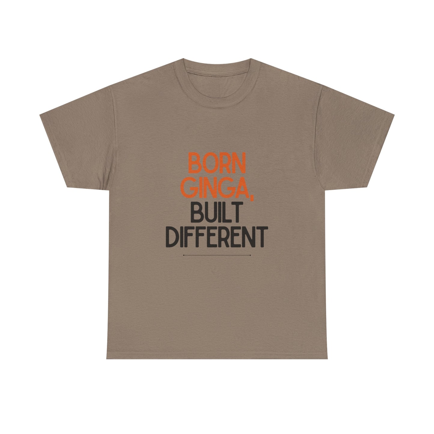 Born Ginga Unisex Heavy Cotton Tee - Celebrate Uniqueness, Casual Wear, Gift for Friends, Everyday Comfort, Statement T-Shirt