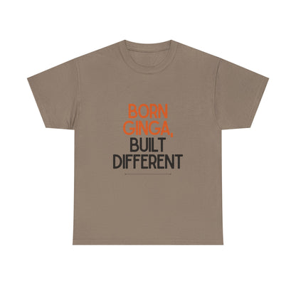 Born Ginga Unisex Heavy Cotton Tee - Celebrate Uniqueness, Casual Wear, Gift for Friends, Everyday Comfort, Statement T-Shirt