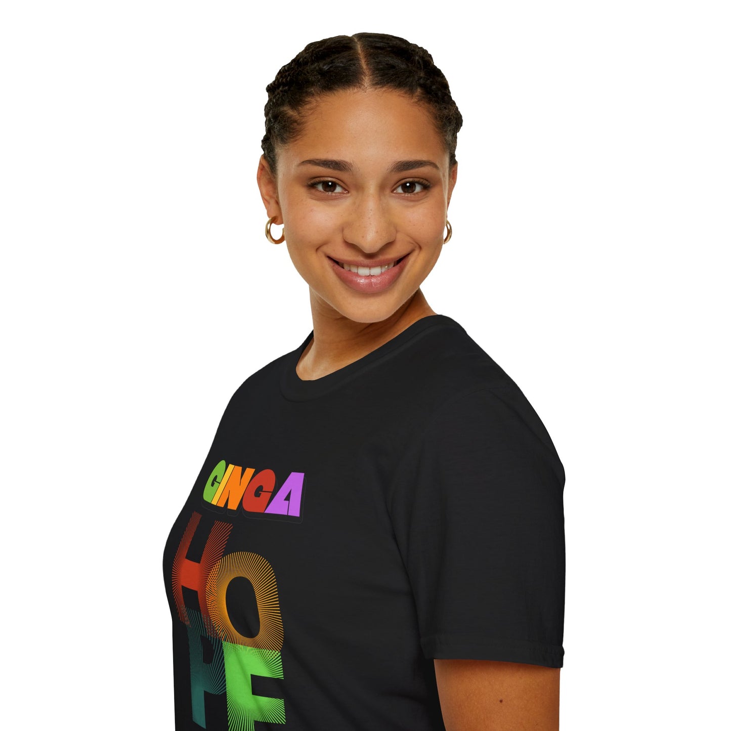 Colorful Hope Unisex T-Shirt, Inspirational Gift, Positive Message Tee, Casual Wear, Self-Care Apparel