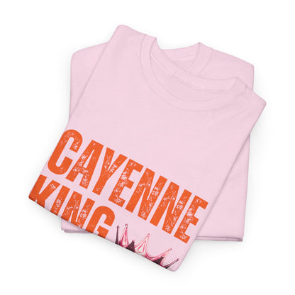 Cayenne King Cotton Tee | Unisex Graphic T-Shirt, Casual Wear, Birthday Gift, Affordable Fashion, Everyday Comfort