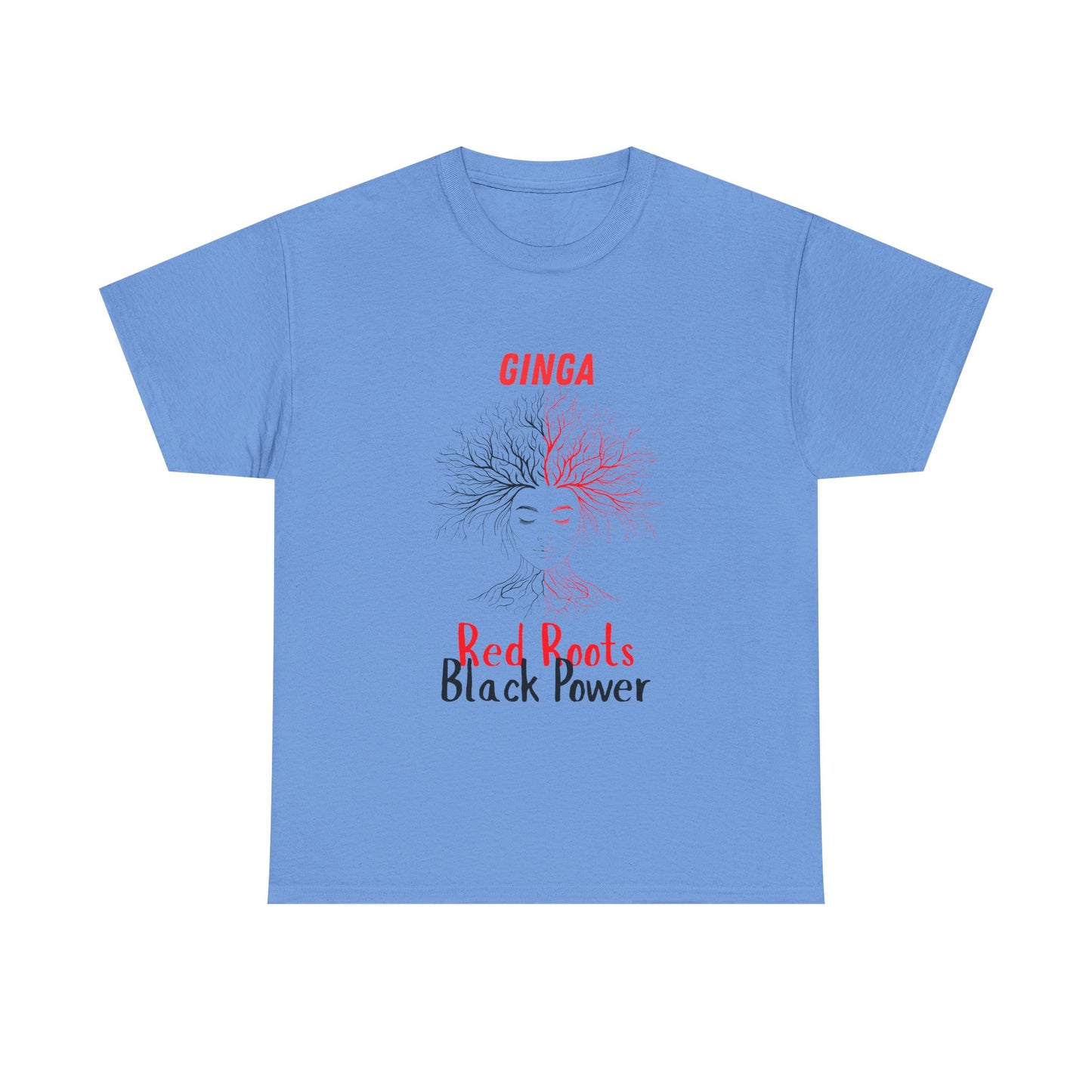 Empowerment Graphic Tee, Unisex Cotton Shirt, Red Roots Black Power, Stylish Casual Wear, Gifts for Activists, Everyday Comfort