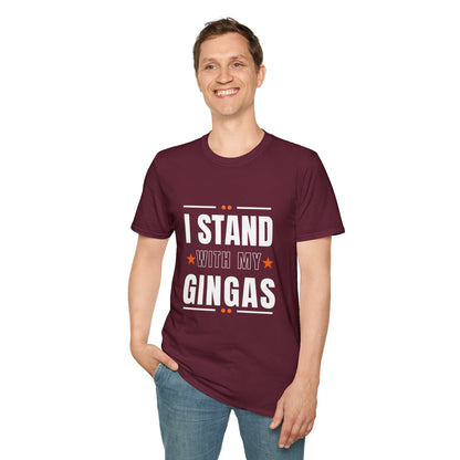 I Stand With My Gingas Unisex Softstyle T-Shirt | Bold Statement Tee, Casual Wear, Gift for Friends, Empowerment Apparel, Social [...]