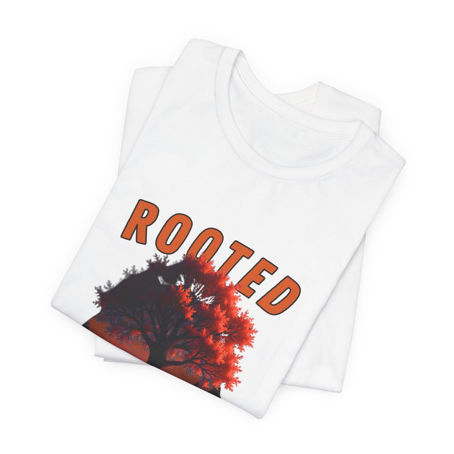 Rooted Flame Unisex Tee - Nature-Inspired Graphic Shirt, Casual Wear, Gift for Nature Lovers, Eco-Friendly Fashion, Fall Vibes
