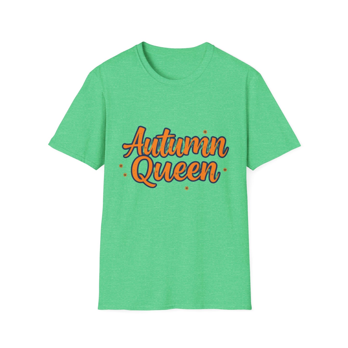 Autumn Queen Unisex Softstyle T-Shirt, Cozy Fall Tee, Gift for Autumn Lover, Seasonal Fashion, Thanksgiving Celebration Top