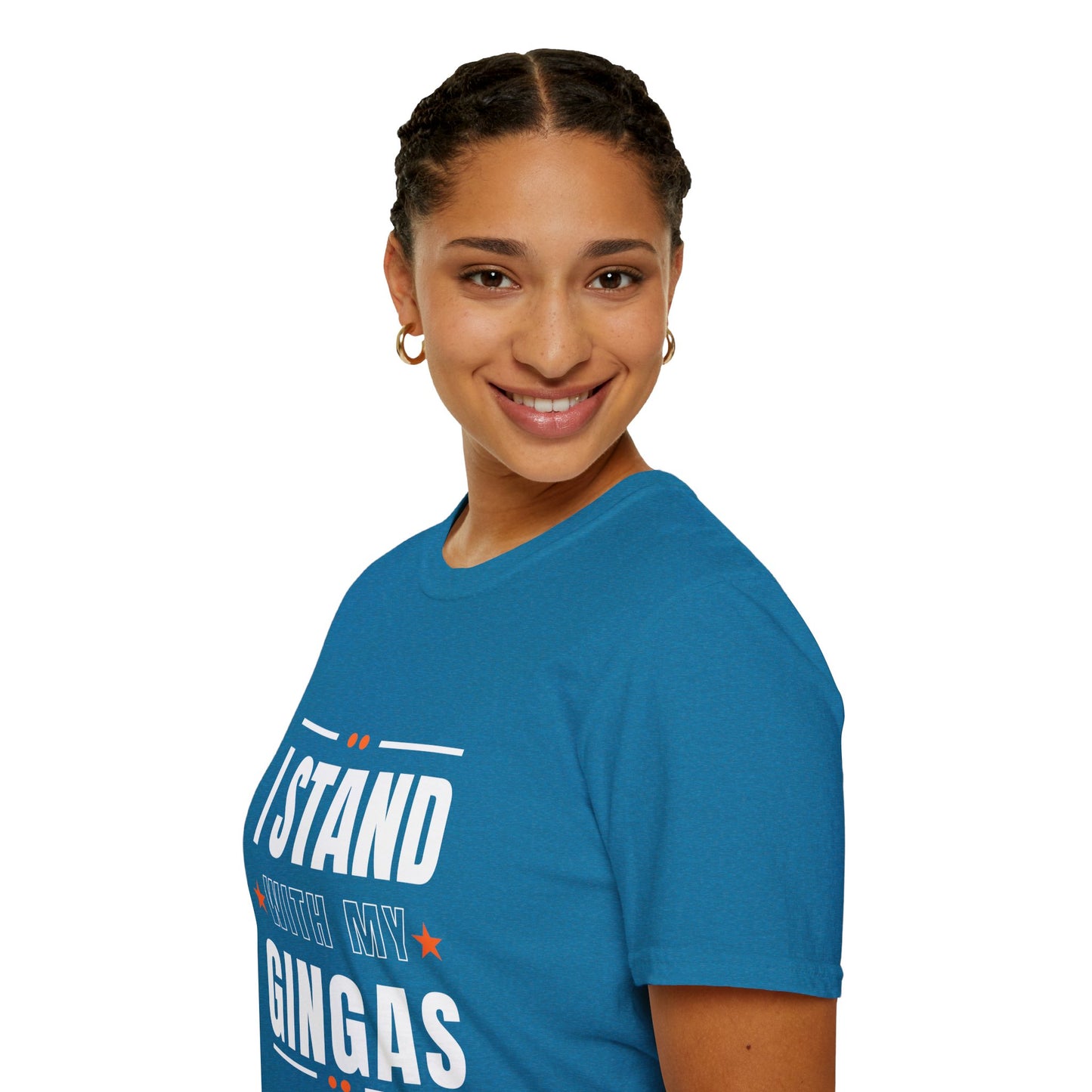 I Stand With My Gingas Unisex Softstyle T-Shirt | Bold Statement Tee, Casual Wear, Gift for Friends, Empowerment Apparel, Social [...]