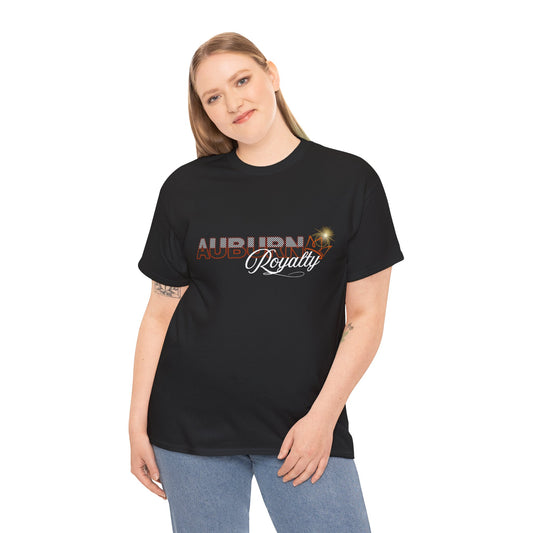 Auburn Royalty Unisex Heavy Cotton Tee, Casual Wear, Sports Apparel, College Spirit Gear, Gift for Fans, Everyday Comfort