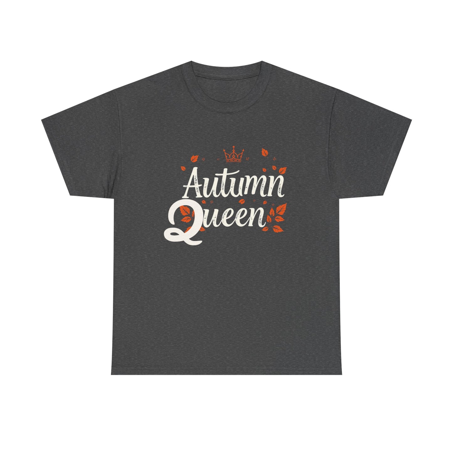 Autumn Queen Tee - Unisex Heavy Cotton T-Shirt, Fall Fashion, Seasonal Apparel, Gift for Her, Thanksgiving Style