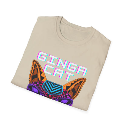 Vibrant Ginga Cat T-Shirt | Unisex Tee, Cat Lover Gift, Colorful Graphic Tee, Fun Fashion, Unique Casual Wear