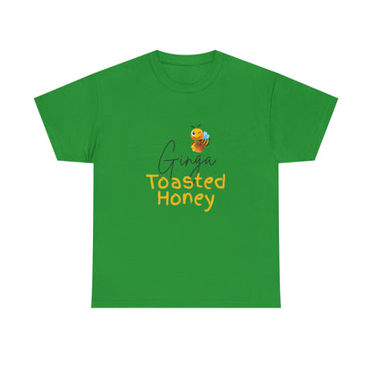 Bee-Themed Unisex Heavy Cotton Tee - Perfect Gift for Honey Lovers, Casual Wear, Eco-Friendly, Birthday, Honey Appreciation