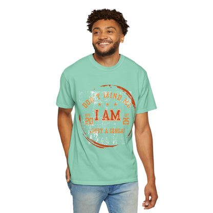 Ginga Birthday T-shirt, Funny Ginga Shirt, Unisex Gift, Casual Wear, Birthday Celebration Tee, Humor T-shirt, Garment-Dyed Shirt