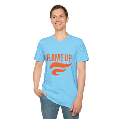 Flame Up Unisex Softstyle T-Shirt - Motivational Graphic Tee, Casual Wear, Workout Apparel, Gift for Fitness Enthusiasts, Bold [...]