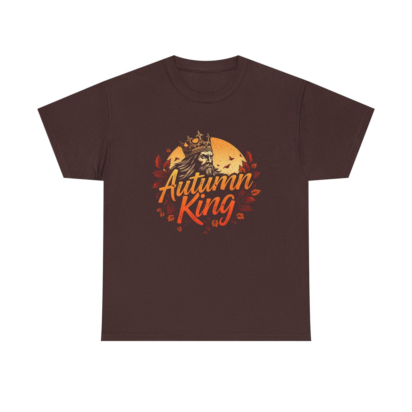 Autumn King Tee, Fall T-Shirt for Men and Women, Cozy Autumn Shirt, Seasonal Gift, Harvest Celebration Apparel