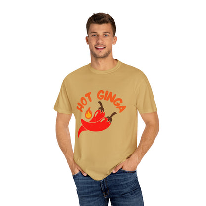 Spicy Chili T-Shirt, Hot Ginga Tee, Casual Summer Top, Gift for Spice Lovers, Unisex Graphic Shirt, Trendy Streetwear