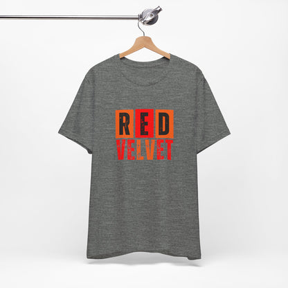 Red Velvet T-Shirt - Unisex Jersey Tee, Music Lover Gift, Concert Apparel, Casual Wear, Cute Graphic Tee, Gift for Her