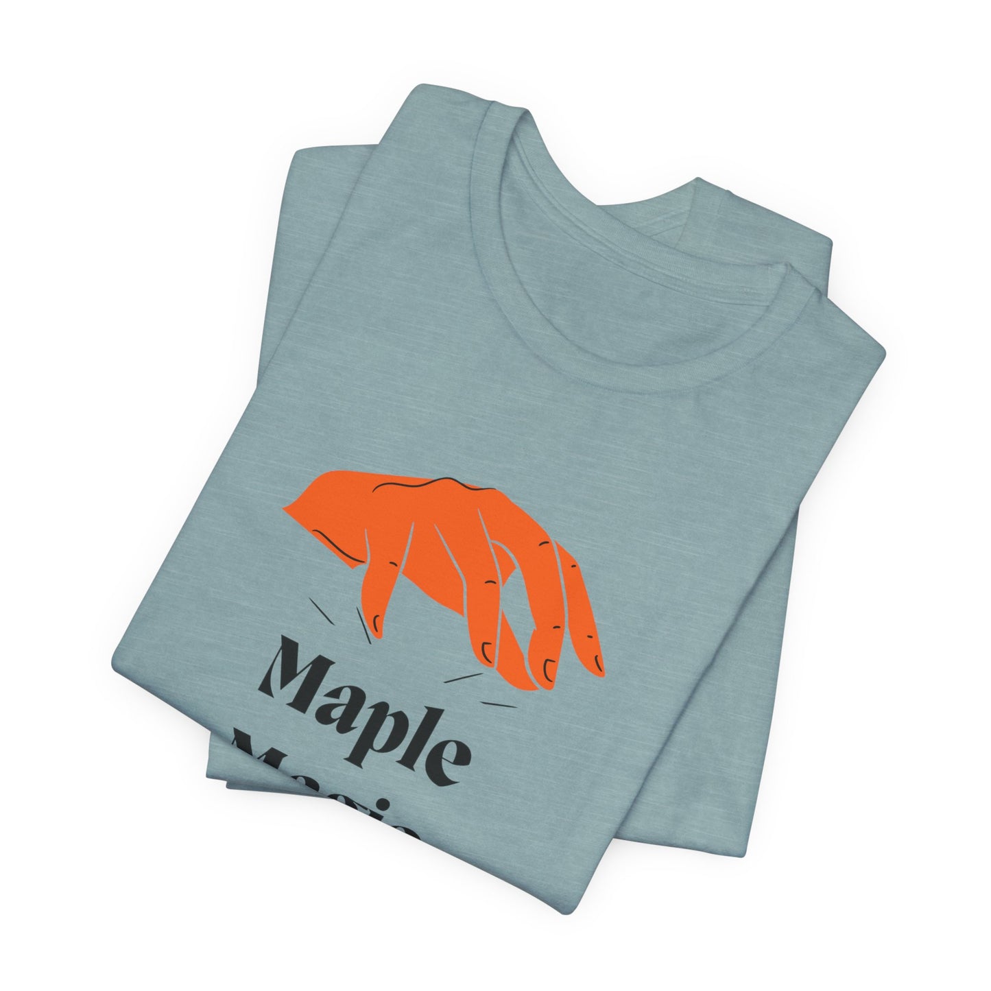 Maple Magic Unisex Tee - Cozy Casual Wear, Nature Lover Gift, Autumn Fashion, Eco-Friendly Style, Seasonal Celebration Top