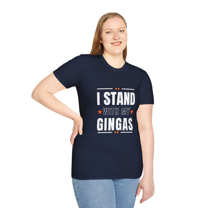I Stand With My Gingas Unisex Softstyle T-Shirt | Bold Statement Tee, Casual Wear, Gift for Friends, Empowerment Apparel, Social [...]