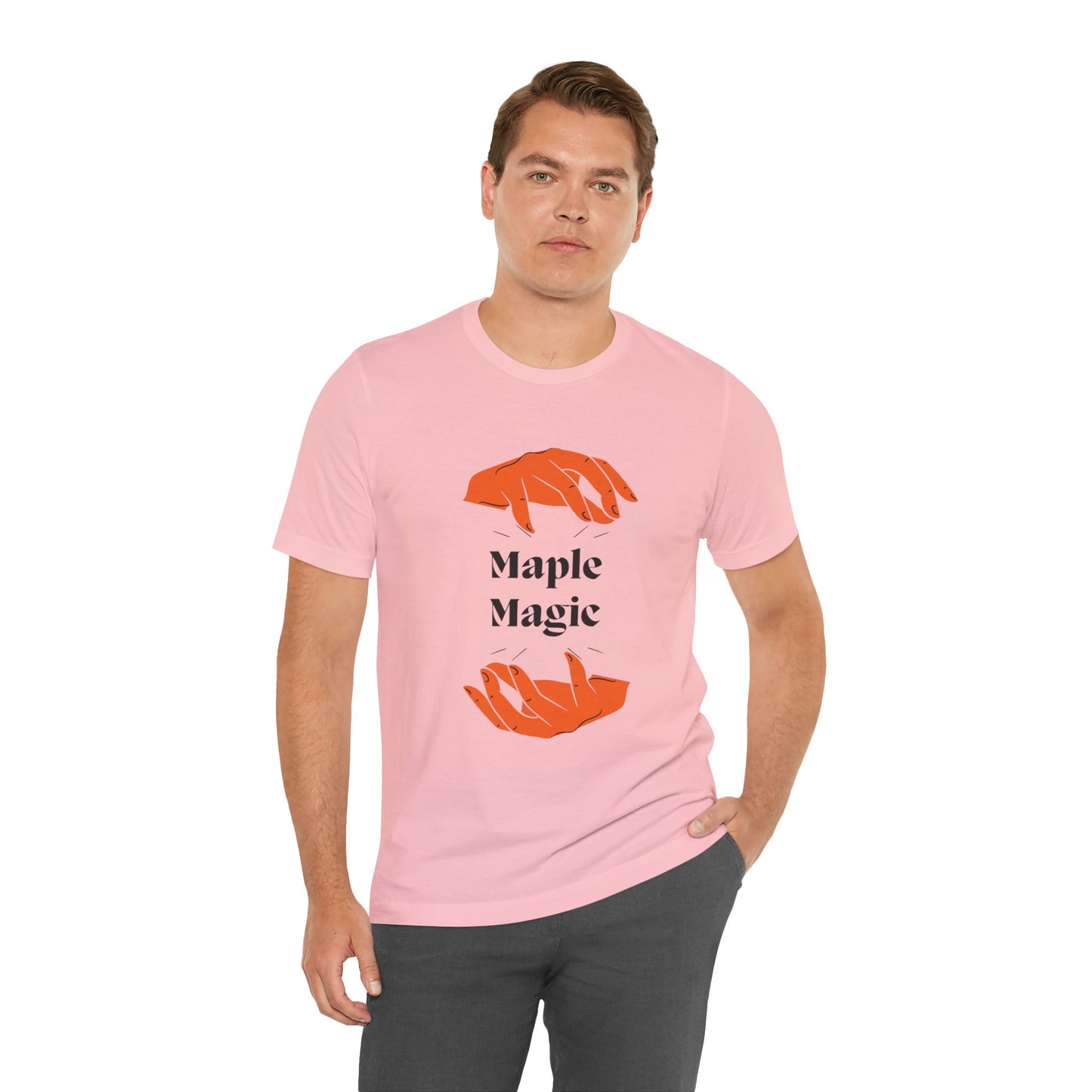 Maple Magic Unisex Tee - Cozy Casual Wear, Nature Lover Gift, Autumn Fashion, Eco-Friendly Style, Seasonal Celebration Top