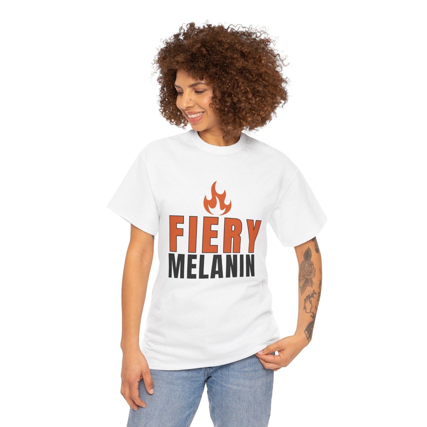 Fiery Melanin Unisex Heavy Cotton Tee | Bold Graphic Tee for Self-Expression | Perfect Gift for Cultural Celebrations, Pride Events, [...]