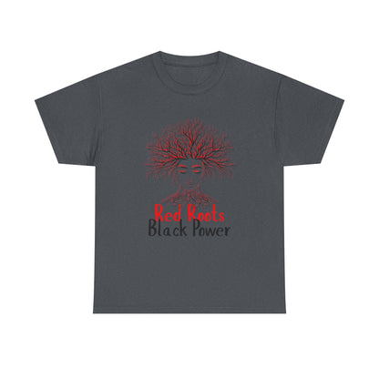 Empowering Black Roots Tee, Unisex Heavy Cotton Tee, Black Power Shirt, Afrocentric Apparel, Gift for Activists, Celebration of Culture