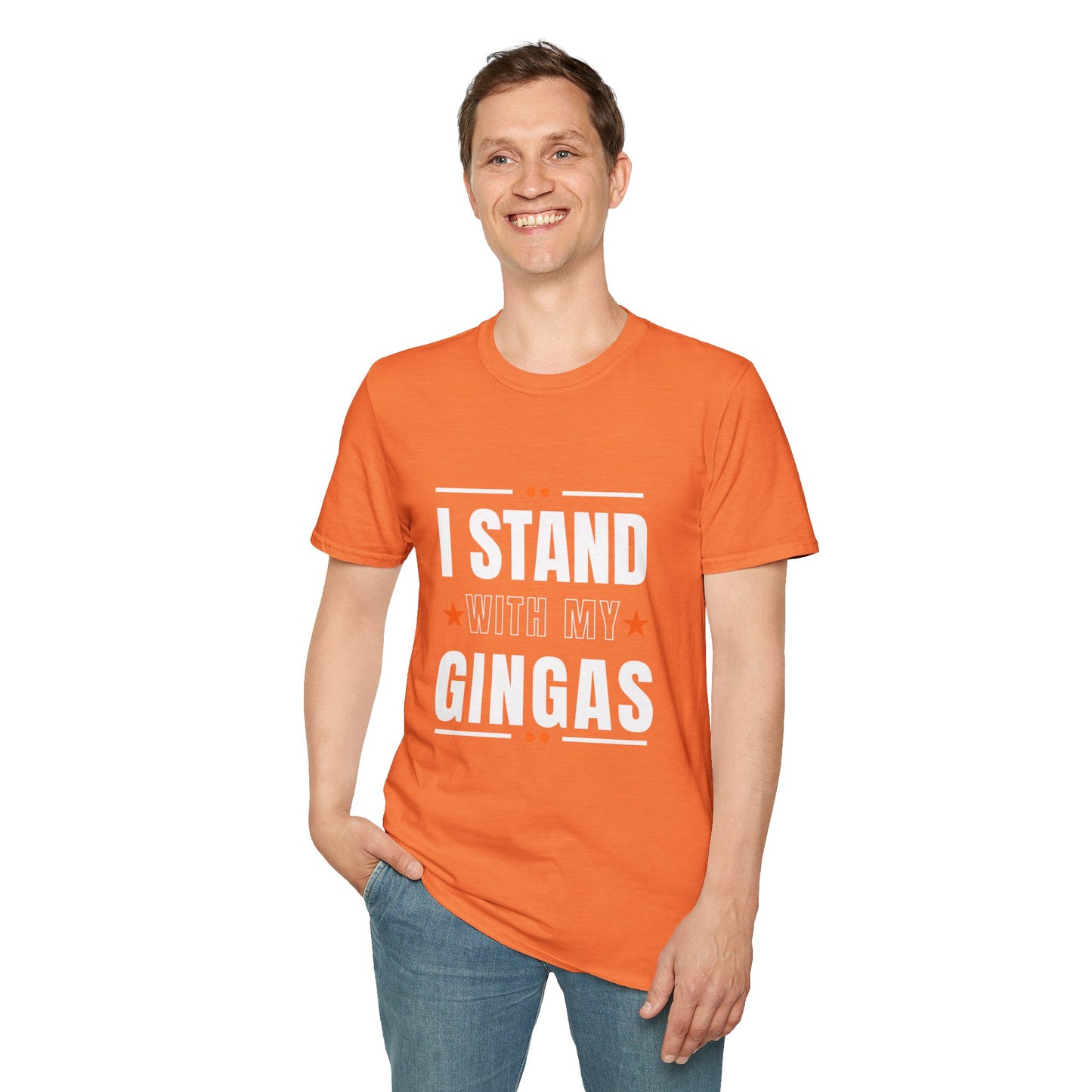 I Stand With My Gingas Unisex Softstyle T-Shirt | Bold Statement Tee, Casual Wear, Gift for Friends, Empowerment Apparel, Social [...]