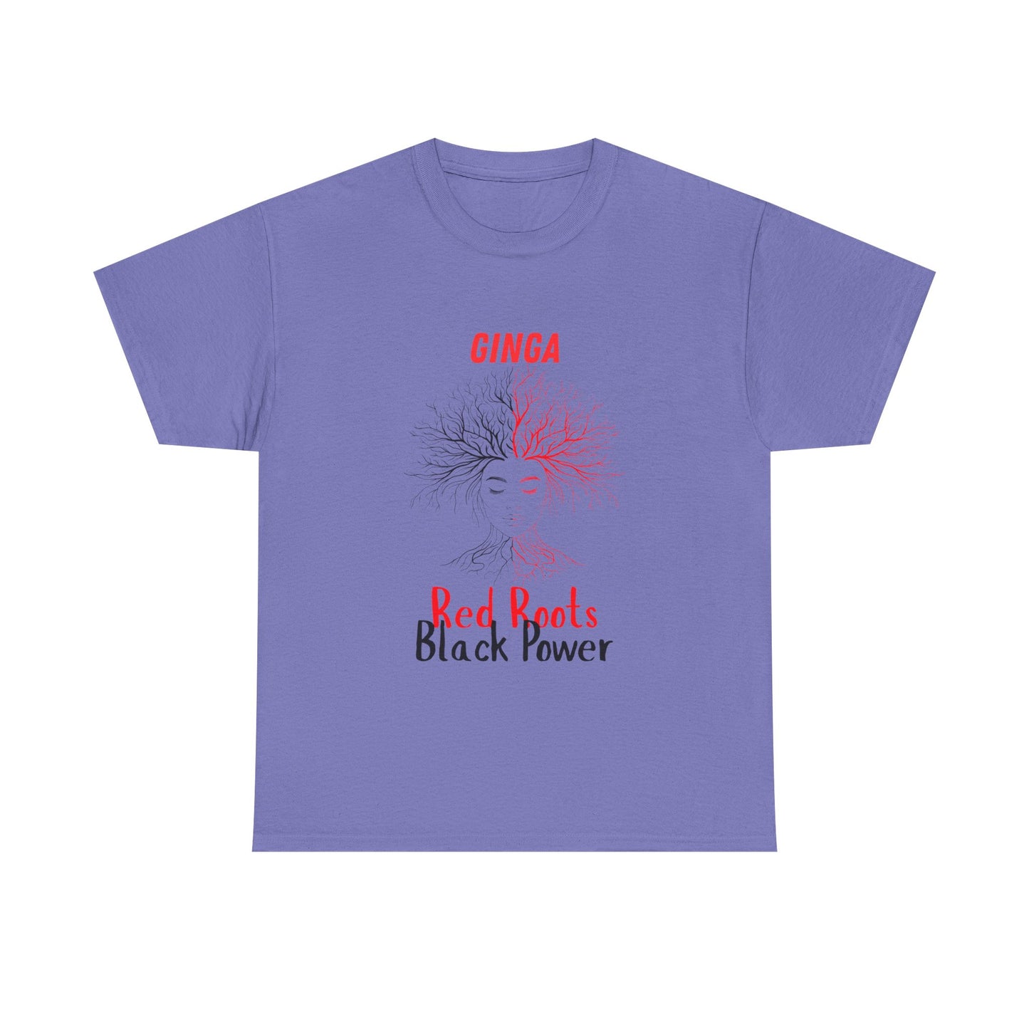 Empowerment Graphic Tee, Unisex Cotton Shirt, Red Roots Black Power, Stylish Casual Wear, Gifts for Activists, Everyday Comfort
