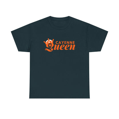 Cayenne Queen Unisex Heavy Cotton Tee, Casual Wear, Gift for Her, Birthday Shirt, Fun Quote Tee, Soft Cotton Top