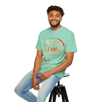 Ginga Birthday T-shirt, Funny Ginga Shirt, Unisex Gift, Casual Wear, Birthday Celebration Tee, Humor T-shirt, Garment-Dyed Shirt