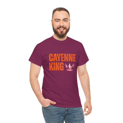 Cayenne King Cotton Tee | Unisex Graphic T-Shirt, Casual Wear, Birthday Gift, Affordable Fashion, Everyday Comfort
