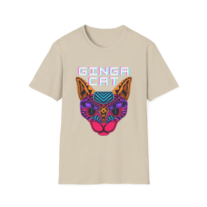 Vibrant Ginga Cat T-Shirt | Unisex Tee, Cat Lover Gift, Colorful Graphic Tee, Fun Fashion, Unique Casual Wear