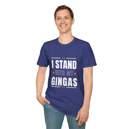 I Stand With My Gingas Unisex Softstyle T-Shirt | Bold Statement Tee, Casual Wear, Gift for Friends, Empowerment Apparel, Social [...]