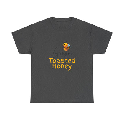 Bee-Themed Unisex Heavy Cotton Tee - Perfect Gift for Honey Lovers, Casual Wear, Eco-Friendly, Birthday, Honey Appreciation