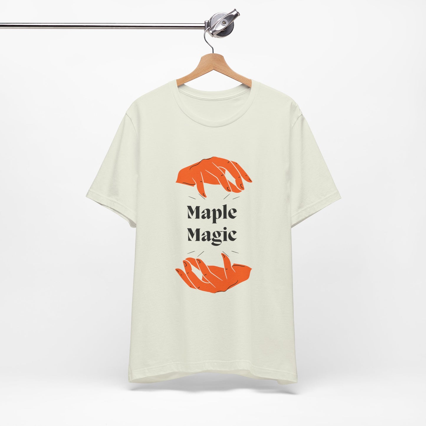 Maple Magic Unisex Tee - Cozy Casual Wear, Nature Lover Gift, Autumn Fashion, Eco-Friendly Style, Seasonal Celebration Top