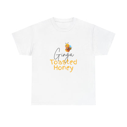 Bee-Themed Unisex Heavy Cotton Tee - Perfect Gift for Honey Lovers, Casual Wear, Eco-Friendly, Birthday, Honey Appreciation