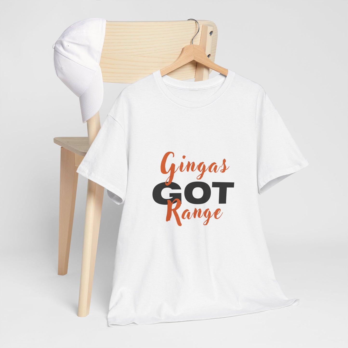 Gingas Got Range Unisex Heavy Cotton Tee, Funny Tee, Gift for Ginger Lovers, Casual Wear, Unique Statement Shirt