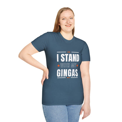 I Stand With My Gingas Unisex Softstyle T-Shirt | Bold Statement Tee, Casual Wear, Gift for Friends, Empowerment Apparel, Social [...]