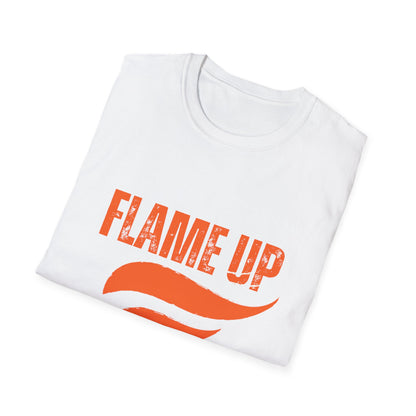 Flame Up Unisex Softstyle T-Shirt - Motivational Graphic Tee, Casual Wear, Workout Apparel, Gift for Fitness Enthusiasts, Bold [...]