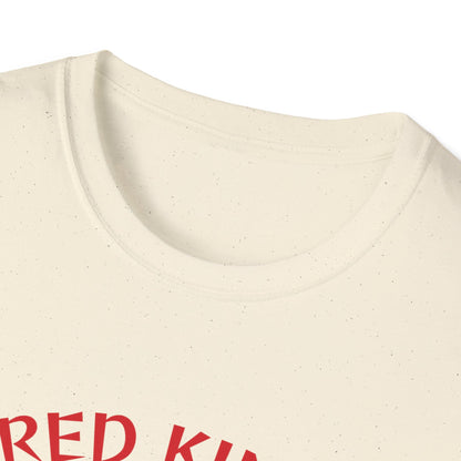 Fierce Red King Tiger T-Shirt, Bold Graphic Tee, Unisex Apparel, Streetwear Style, Gift for Animal Lovers