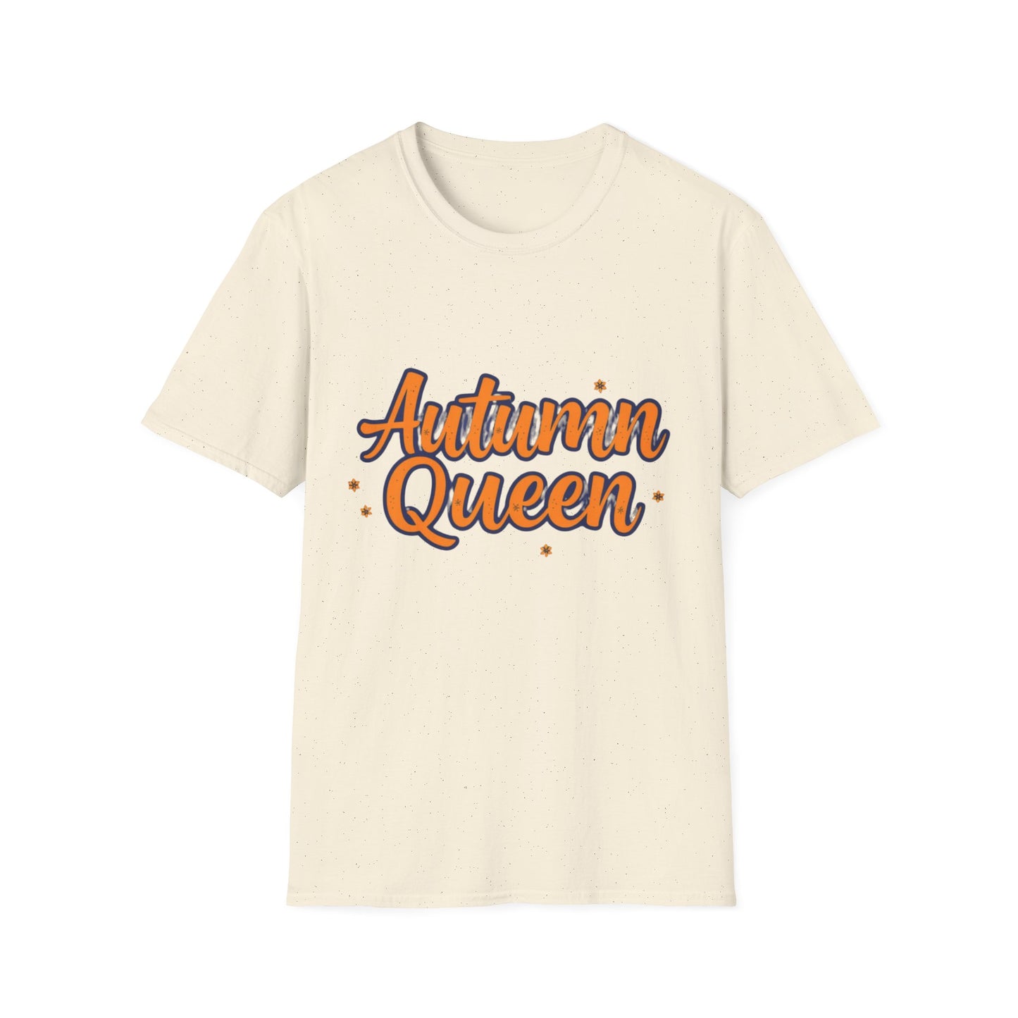 Autumn Queen Unisex Softstyle T-Shirt, Cozy Fall Tee, Gift for Autumn Lover, Seasonal Fashion, Thanksgiving Celebration Top