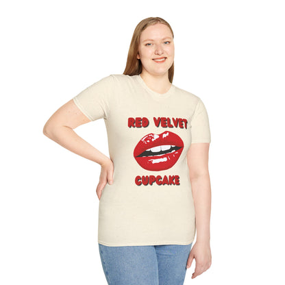 Red Velvet Cupcake T-Shirt, Unisex Graphic Tee, Funny Food Shirt, Birthday Gift, Dessert Lover Apparel, Baking Enthusiast Top