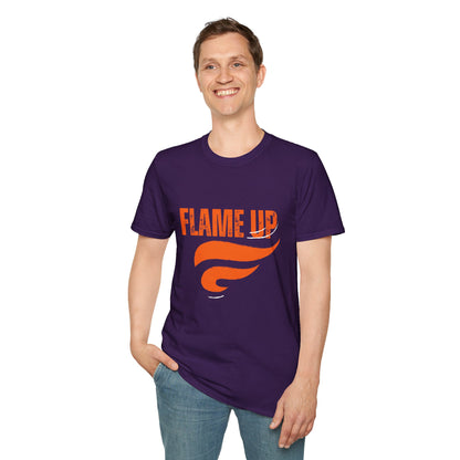 Flame Up Unisex Softstyle T-Shirt - Motivational Graphic Tee, Casual Wear, Workout Apparel, Gift for Fitness Enthusiasts, Bold [...]