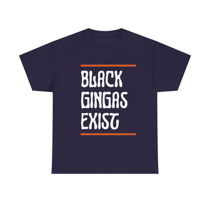 Bold Identity Unisex Tee, Statement Shirt, Gifting, Pride Apparel, Fun Casual Wear, Black Gingers Exist