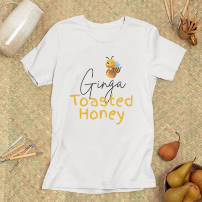 Bee-Themed Unisex Heavy Cotton Tee - Perfect Gift for Honey Lovers, Casual Wear, Eco-Friendly, Birthday, Honey Appreciation