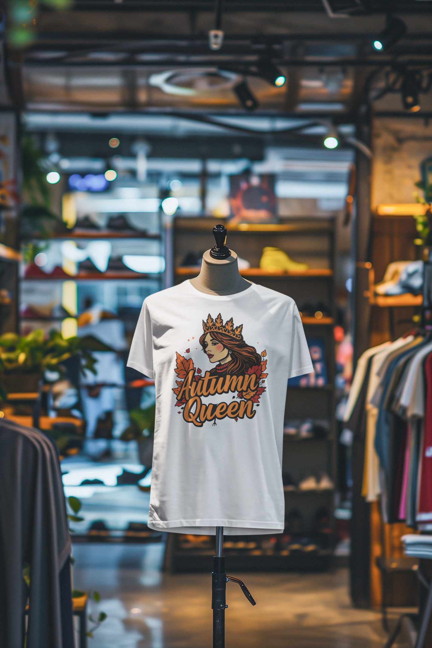 Autumn Queen Graphic Tee | Fall Fashion, Seasonal Vibes, Gift for Her, Festival Chic, Casual Wear